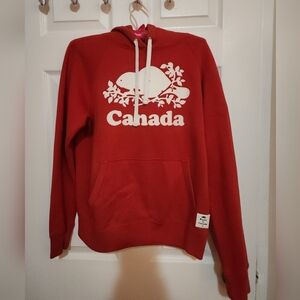ROOTS Canada red hoodie
